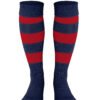 Acerbis Double Football Socks - Navy/Red