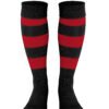 Acerbis Double Football Socks - Black/Red