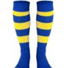 Acerbis Double Football Socks - Royal Blue/Yellow