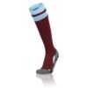 Macron Azlon Rugby Socks - Maroon/Sky