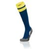Macron Azlon Rugby Socks - Navy/Yellow