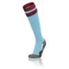 Macron Azlon Rugby Socks - Sky/Maroon