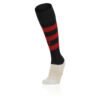 Macron Hoops Rugby Socks - Black/Red