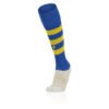 Macron Hoops Rugby Socks - Royal Blue/Yellow