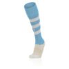 Macron Hoops Rugby Socks - Sky/White