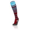 Macron Target Rugby Socks - Maroon/Sky